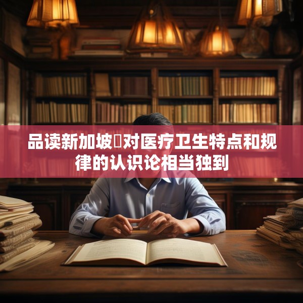 品读新加坡⑪对医疗卫生特点和规律的认识论相当独到