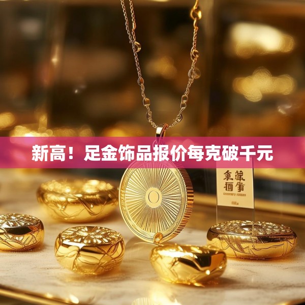 新高！足金饰品报价每克破千元