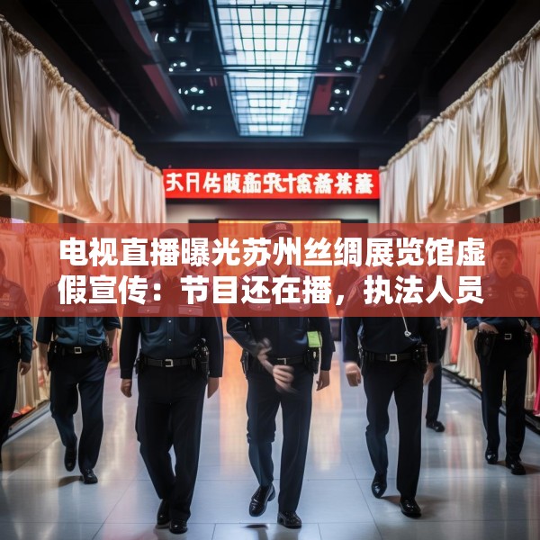 电视直播曝光苏州丝绸展览馆虚假宣传：节目还在播，执法人员已到场查处