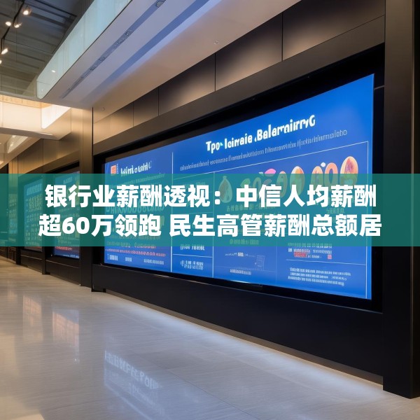 银行业薪酬透视：中信人均薪酬超60万领跑 民生高管薪酬总额居首