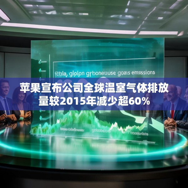 苹果宣布公司全球温室气体排放量较2015年减少超60%