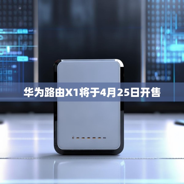 华为路由X1将于4月25日开售