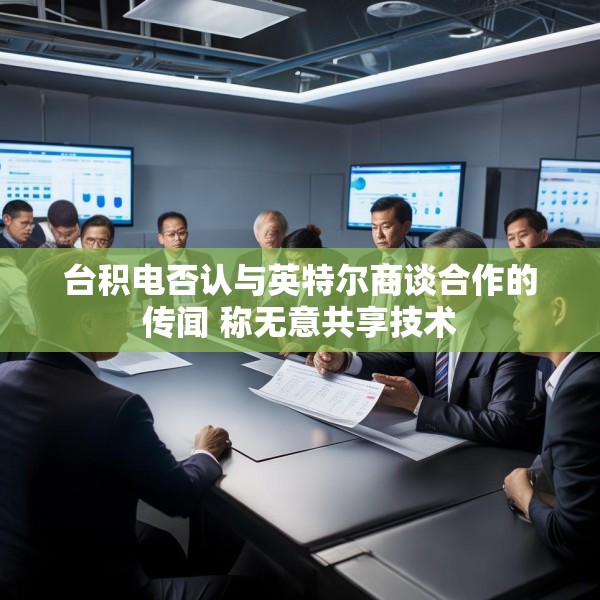 台积电否认与英特尔商谈合作的传闻 称无意共享技术