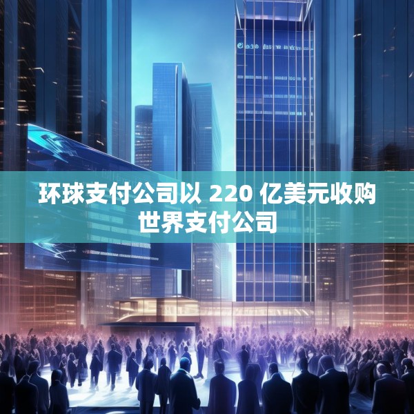 环球支付公司以 220 亿美元收购世界支付公司