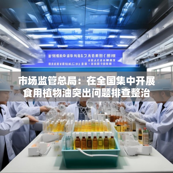 市场监管总局：在全国集中开展食用植物油突出问题排查整治