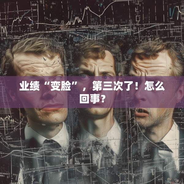 业绩“变脸”，第三次了！怎么回事？