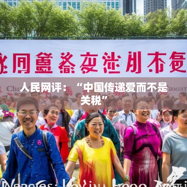人民网评：“中国传递爱而不是关税”