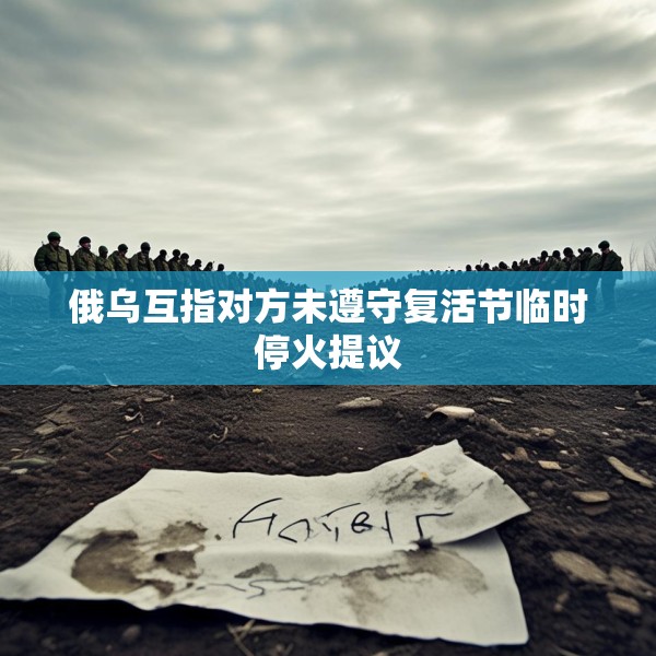 俄乌互指对方未遵守复活节临时停火提议