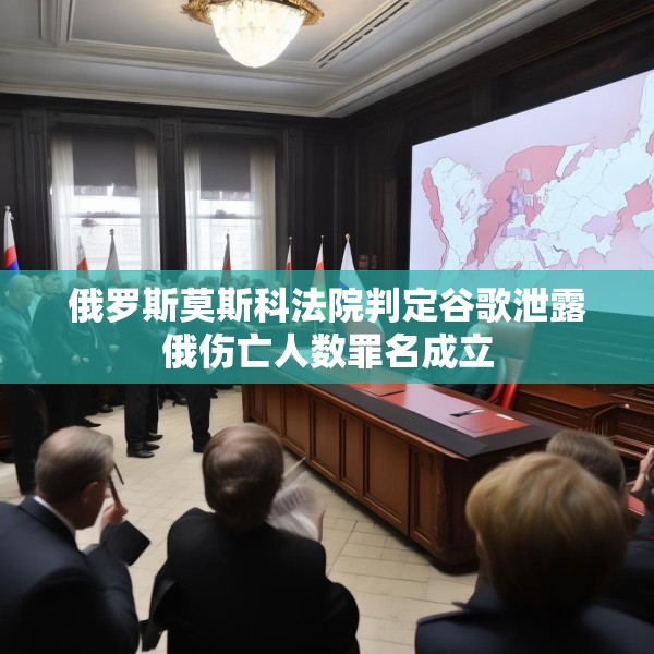 俄罗斯莫斯科法院判定谷歌泄露俄伤亡人数罪名成立