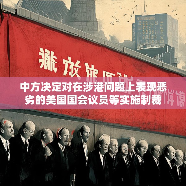中方决定对在涉港问题上表现恶劣的美国国会议员等实施制裁