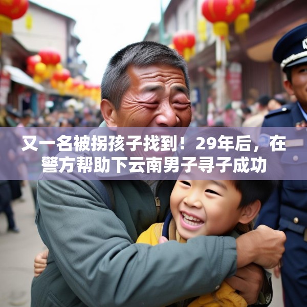 又一名被拐孩子找到！29年后，在警方帮助下云南男子寻子成功