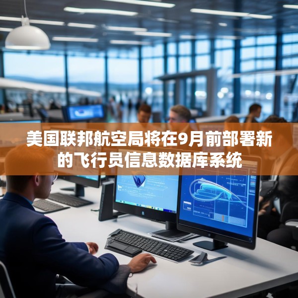 美国联邦航空局将在9月前部署新的飞行员信息数据库系统