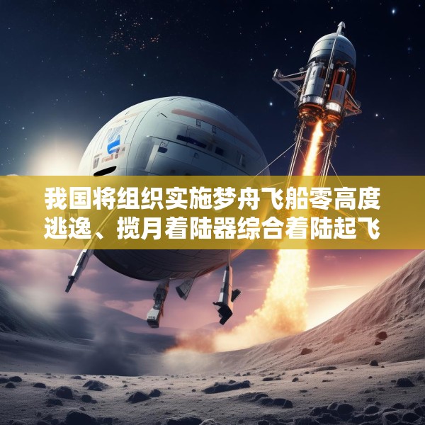 我国将组织实施梦舟飞船零高度逃逸、揽月着陆器综合着陆起飞验证等试验