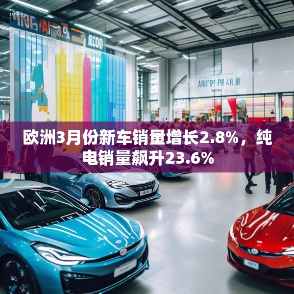 欧洲3月份新车销量增长2.8%，纯电销量飙升23.6%