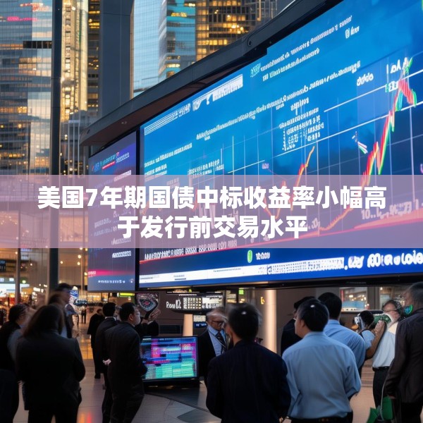 美国7年期国债中标收益率小幅高于发行前交易水平