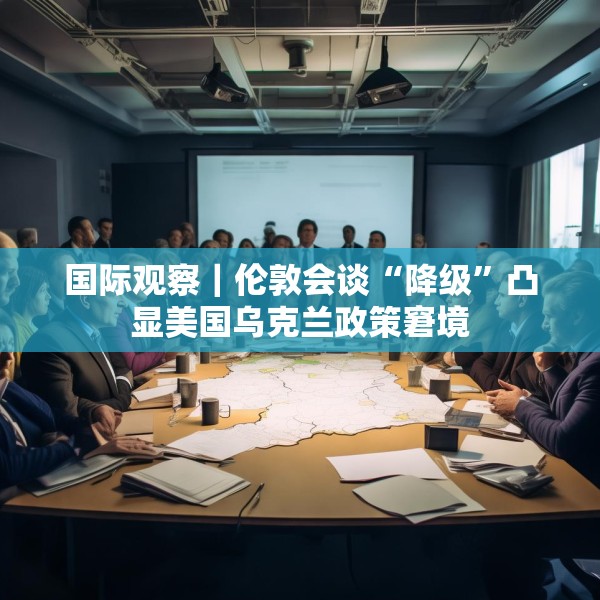 国际观察｜伦敦会谈“降级”凸显美国乌克兰政策窘境