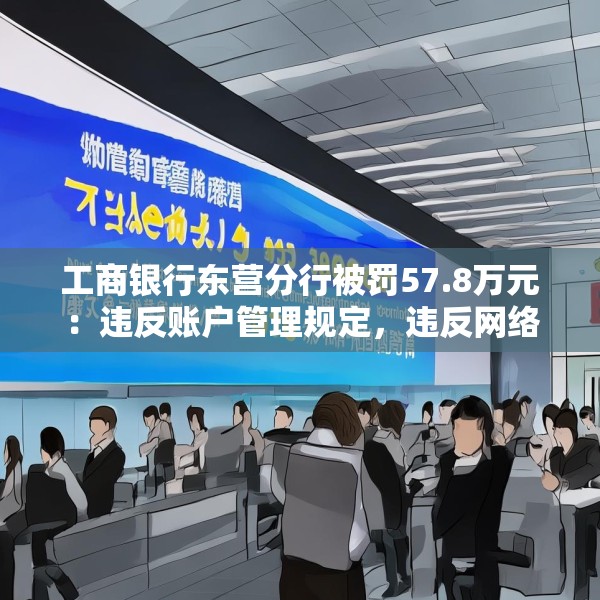 工商银行东营分行被罚57.8万元：违反账户管理规定，违反网络安全管理规定等