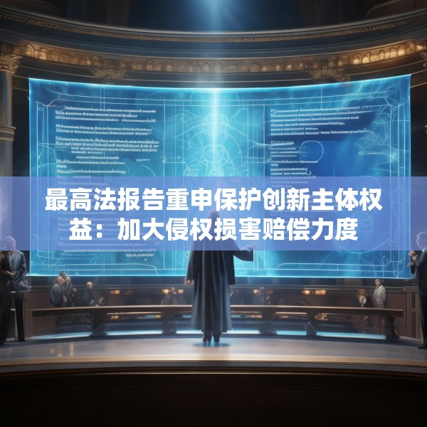 最高法报告重申保护创新主体权益：加大侵权损害赔偿力度