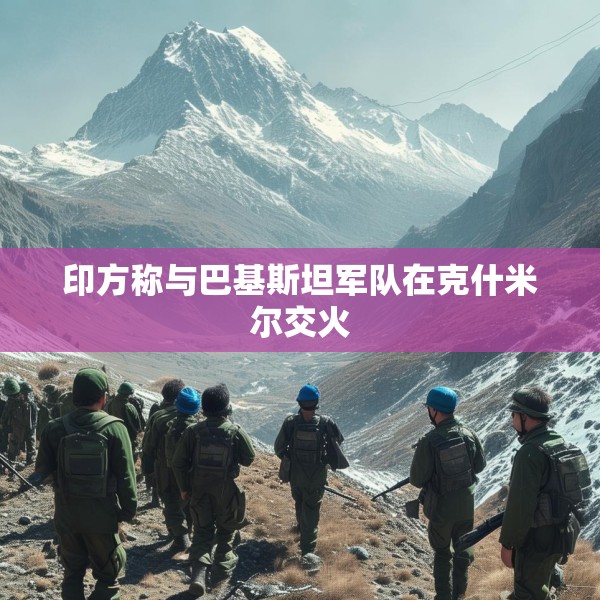 印方称与巴基斯坦军队在克什米尔交火