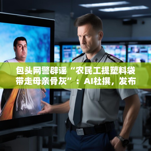 包头网警辟谣“农民工提塑料袋带走母亲骨灰”：AI杜撰，发布者被处罚