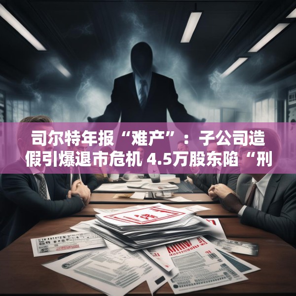 司尔特年报“难产”：子公司造假引爆退市危机 4.5万股东陷“刑事挂案+爆仓”双杀困局