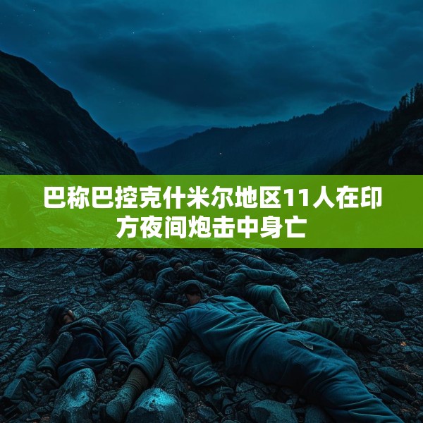 巴称巴控克什米尔地区11人在印方夜间炮击中身亡