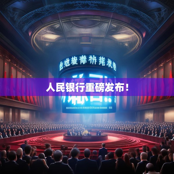 人民银行重磅发布！