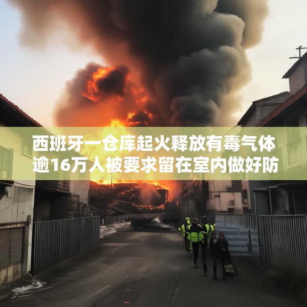 西班牙一仓库起火释放有毒气体 逾16万人被要求留在室内做好防护