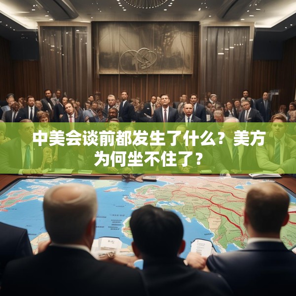 中美会谈前都发生了什么？美方为何坐不住了？