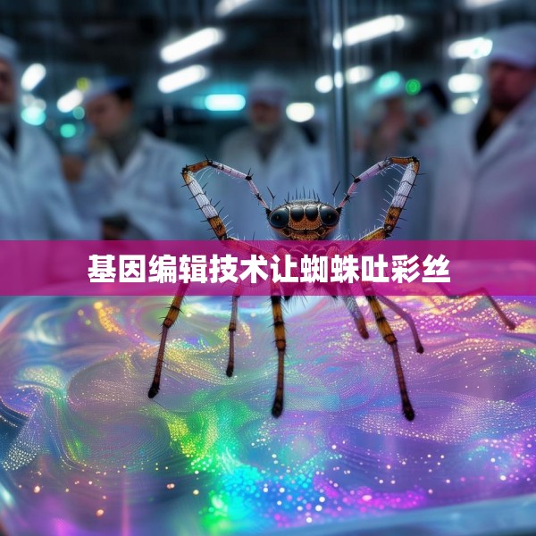 基因编辑技术让蜘蛛吐彩丝