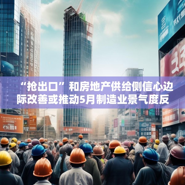 “抢出口”和房地产供给侧信心边际改善或推动5月制造业景气度反弹｜宏观晚6点