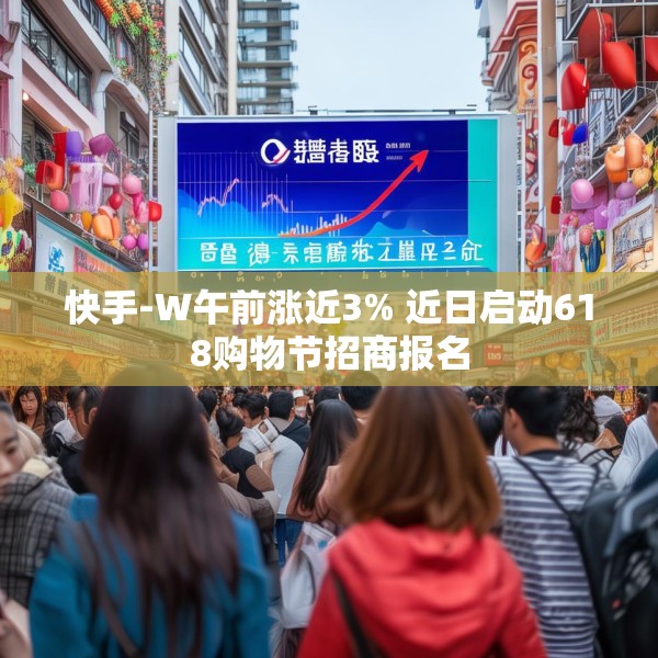 快手-W午前涨近3% 近日启动618购物节招商报名