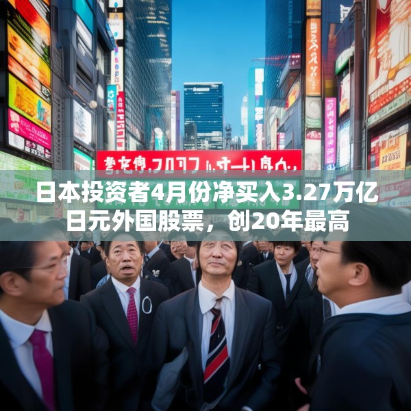 日本投资者4月份净买入3.27万亿日元外国股票，创20年最高