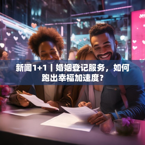 新闻1+1丨婚姻登记服务，如何跑出幸福加速度？