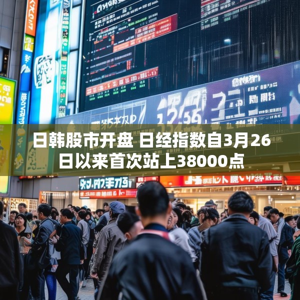 日韩股市开盘 日经指数自3月26日以来首次站上38000点