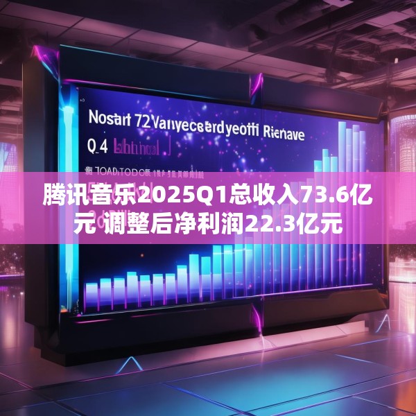 腾讯音乐2025Q1总收入73.6亿元 调整后净利润22.3亿元