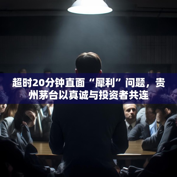 超时20分钟直面“犀利”问题，贵州茅台以真诚与投资者共连