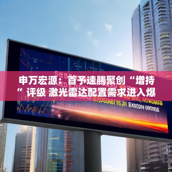 申万宏源：首予速腾聚创“增持”评级 激光雷达配置需求进入爆发期