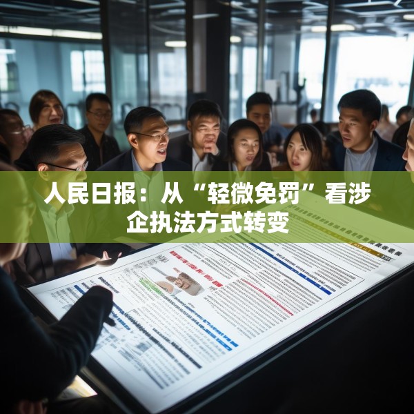 人民日报：从“轻微免罚”看涉企执法方式转变
