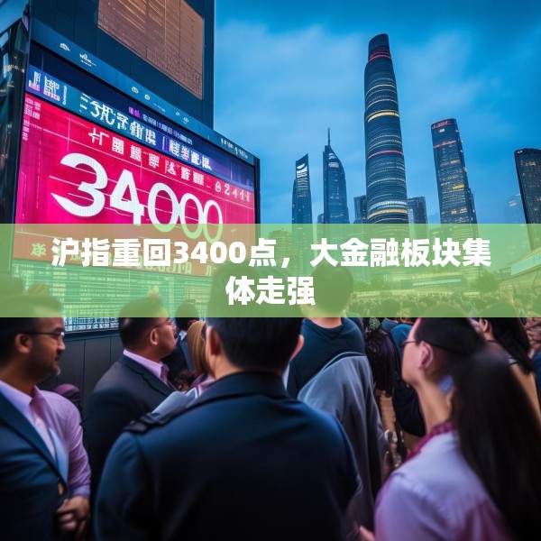 沪指重回3400点，大金融板块集体走强