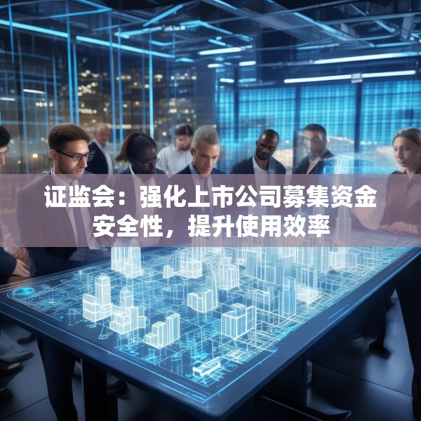 证监会：强化上市公司募集资金安全性，提升使用效率
