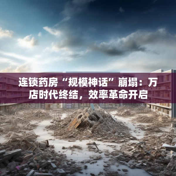 连锁药房“规模神话”崩塌：万店时代终结，效率革命开启