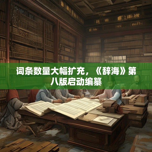 词条数量大幅扩充，《辞海》第八版启动编纂