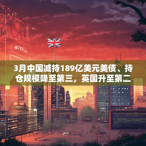 3月中国减持189亿美元美债、持仓规模降至第三，英国升至第二