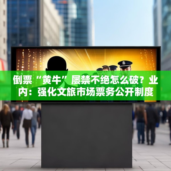 倒票“黄牛”屡禁不绝怎么破？业内：强化文旅市场票务公开制度