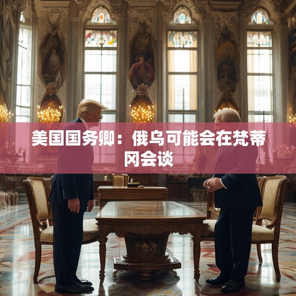 美国国务卿：俄乌可能会在梵蒂冈会谈