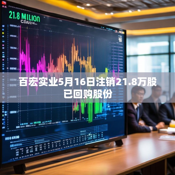百宏实业5月16日注销21.8万股已回购股份