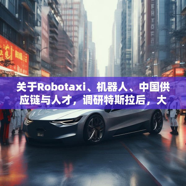 关于Robotaxi、机器人、中国供应链与人才，调研特斯拉后，大摩给出了十点观察
