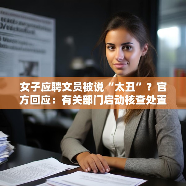 女子应聘文员被说“太丑”？官方回应：有关部门启动核查处置