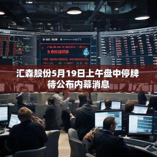 汇森股份5月19日上午盘中停牌 待公布内幕消息